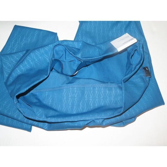 Nike DM7260 Women's Sz XL Marina Blue One Luxe Mid-Rise Printed Leggings $100 - Picture 8 of 11